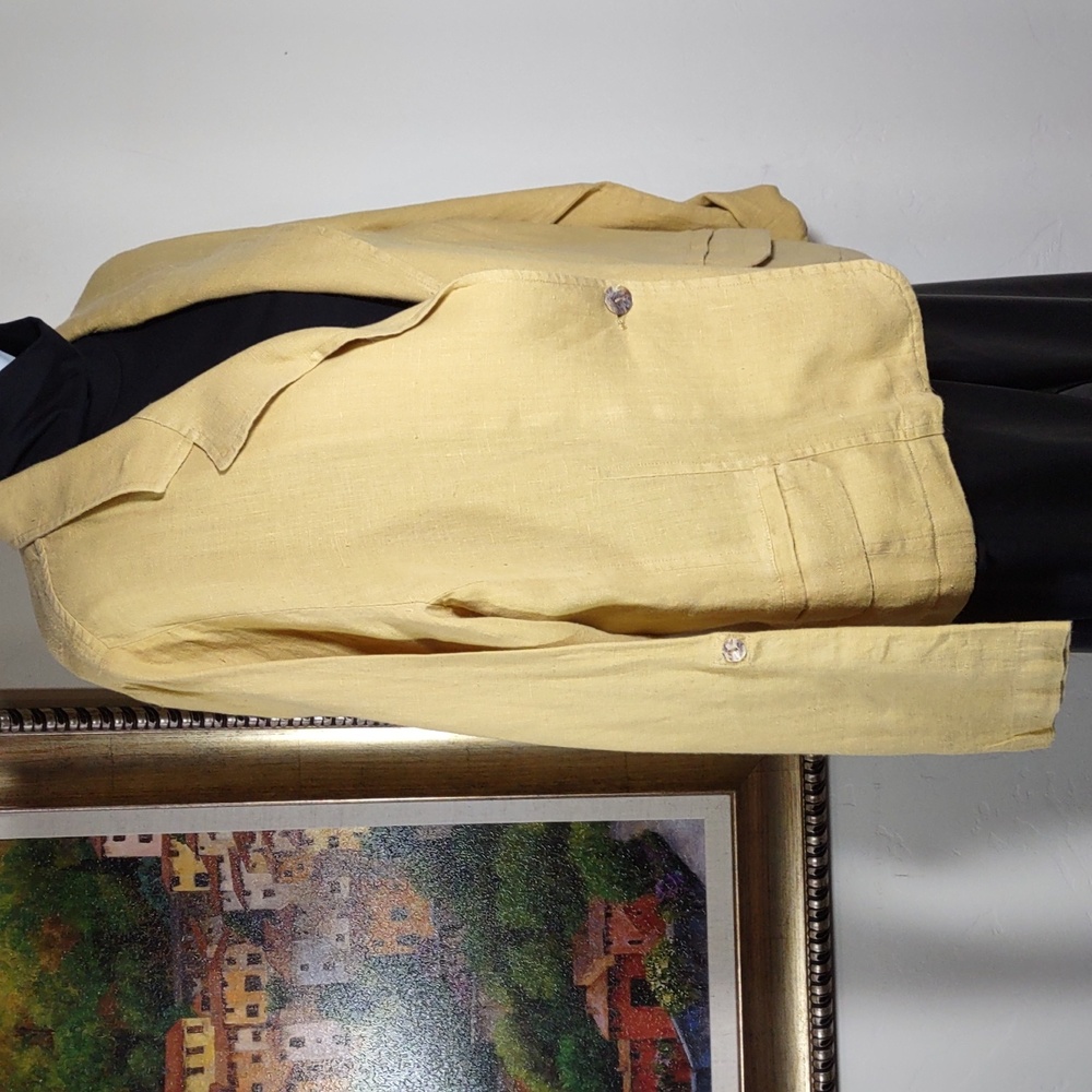 Chico's Linen Jacket - Picture 2 of 7